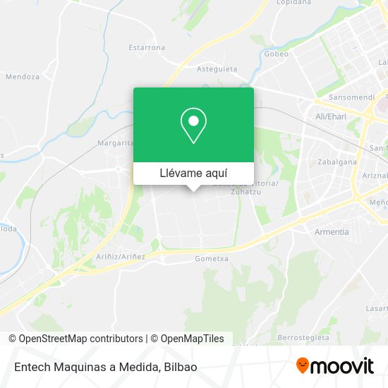 Mapa Entech Maquinas a Medida