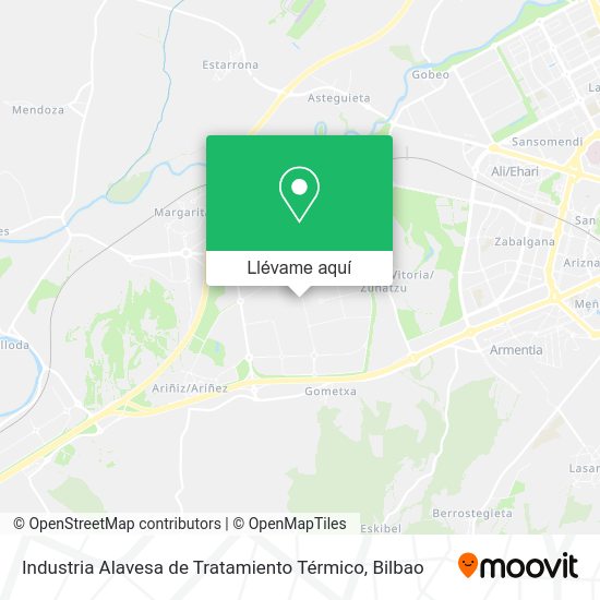 Mapa Industria Alavesa de Tratamiento Térmico
