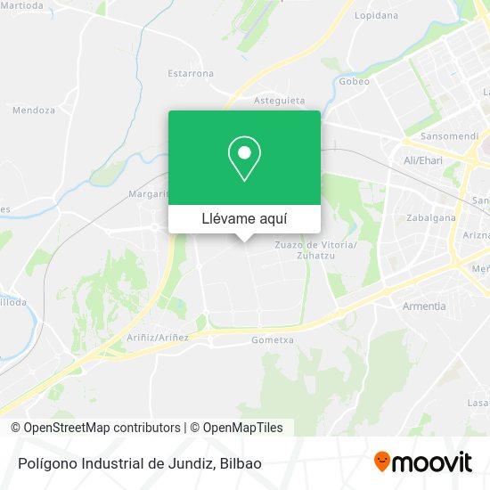 Mapa Polígono Industrial de Jundiz