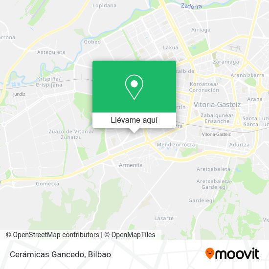 Mapa Cerámicas Gancedo