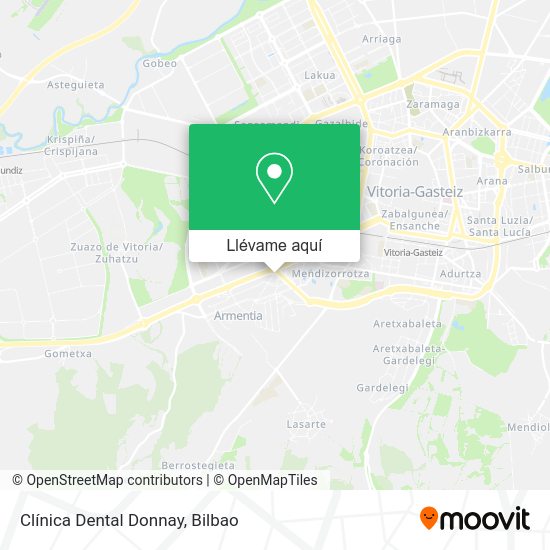 Mapa Clínica Dental Donnay