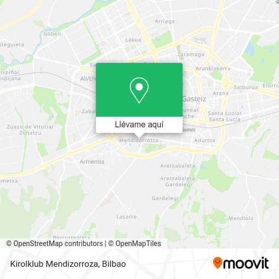 Mapa Kirolklub Mendizorroza