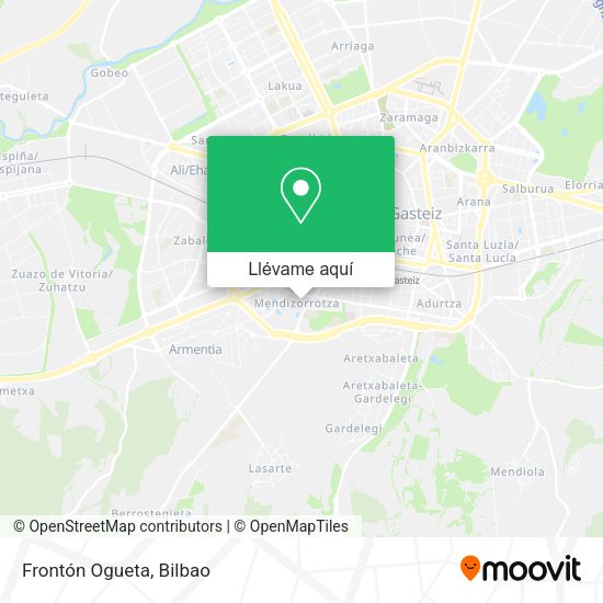 Mapa Frontón Ogueta