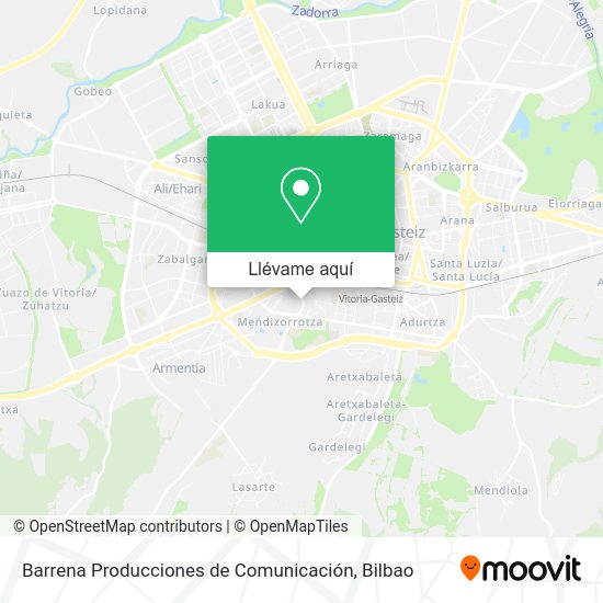 Mapa Barrena Producciones de Comunicación
