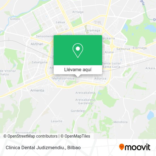 Mapa Clínica Dental Judizmendiu.