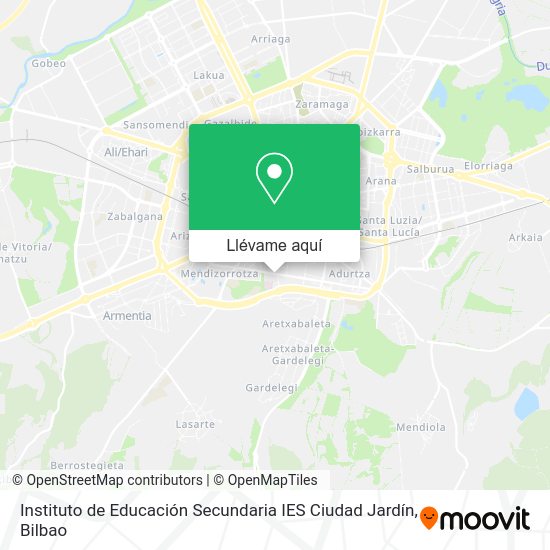 Mapa Instituto de Educación Secundaria IES Ciudad Jardín