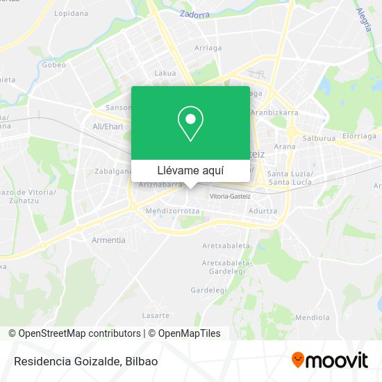 Mapa Residencia Goizalde
