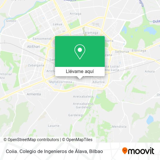 Mapa Coiia. Colegio de Ingenieros de Álava