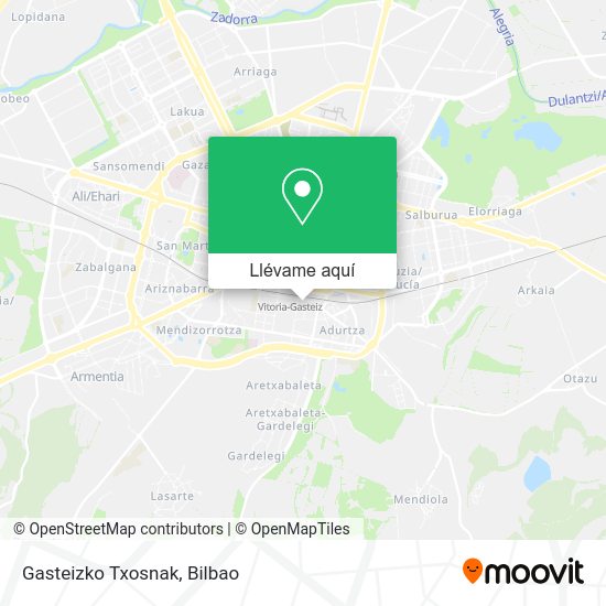 Mapa Gasteizko Txosnak