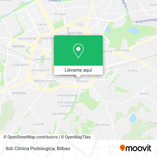 Mapa Ibili Clínica Podologica