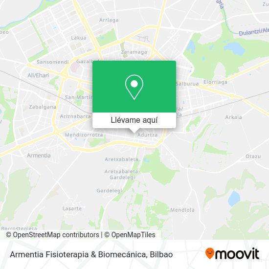 Mapa Armentia Fisioterapia & Biomecánica