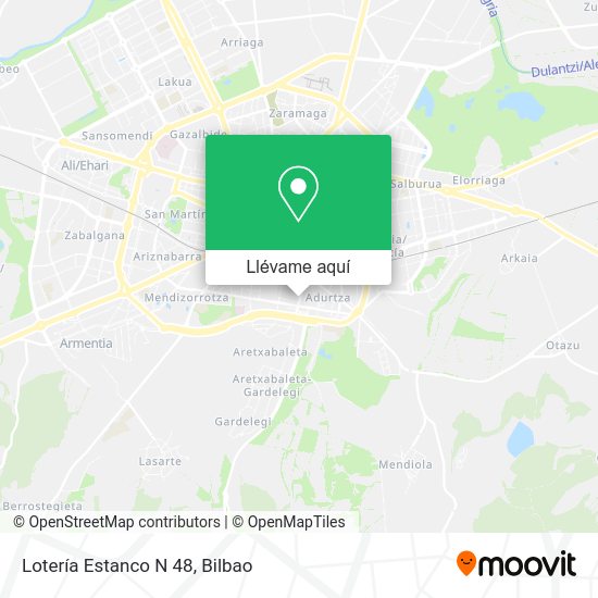 Mapa Lotería Estanco N 48