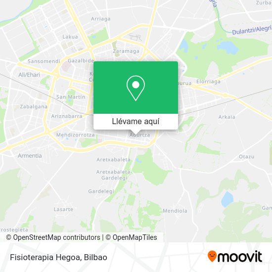 Mapa Fisioterapia Hegoa