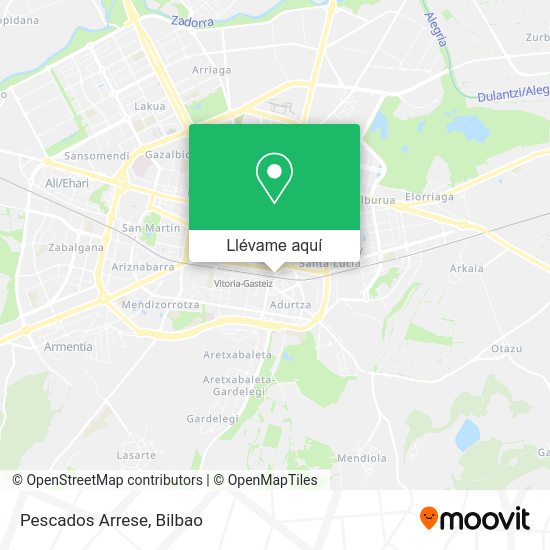 Mapa Pescados Arrese