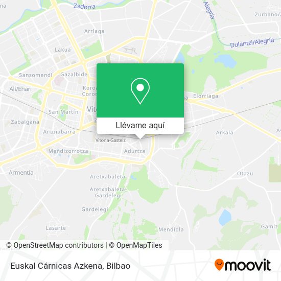 Mapa Euskal Cárnicas Azkena