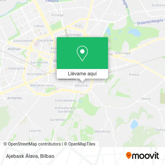 Mapa Ajebask Álava