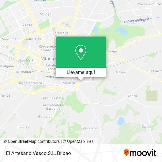 Mapa El Artesano Vasco S.L