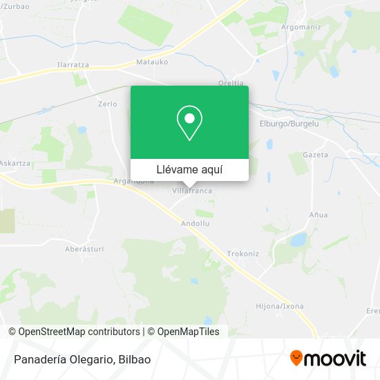 Mapa Panadería Olegario