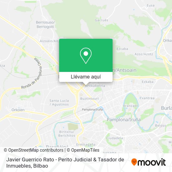 Mapa Javier Guerrico Rato - Perito Judicial & Tasador de Inmuebles