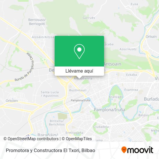 Mapa Promotora y Constructora El Txori