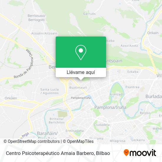 Mapa Centro Psicoterapéutico Amaia Barbero