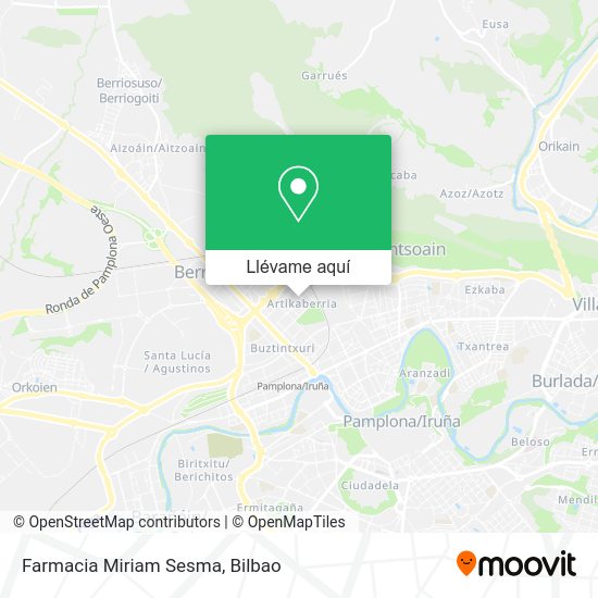Mapa Farmacia Miriam Sesma