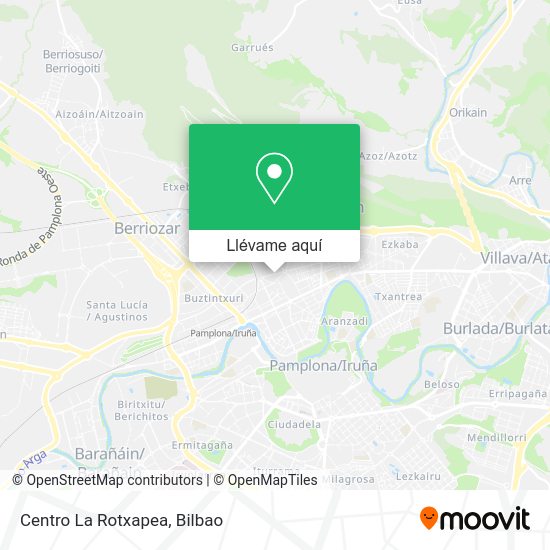 Mapa Centro La Rotxapea