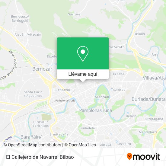 Mapa El Callejero de Navarra