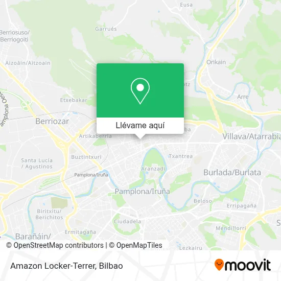 Mapa Amazon Locker-Terrer