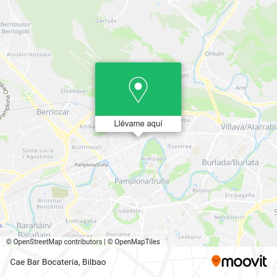 Mapa Cae Bar Bocatería