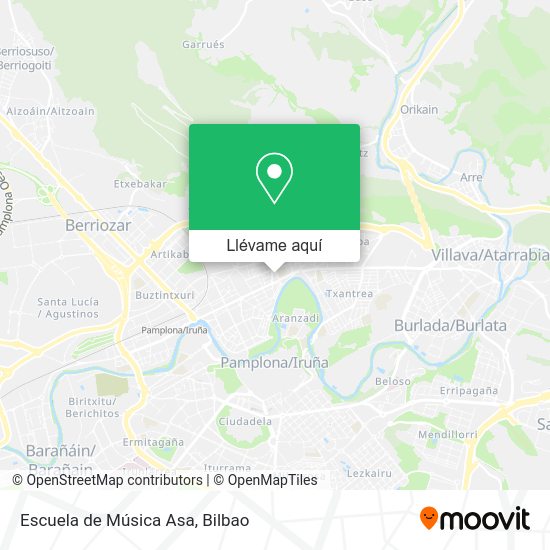 Mapa Escuela de Música Asa