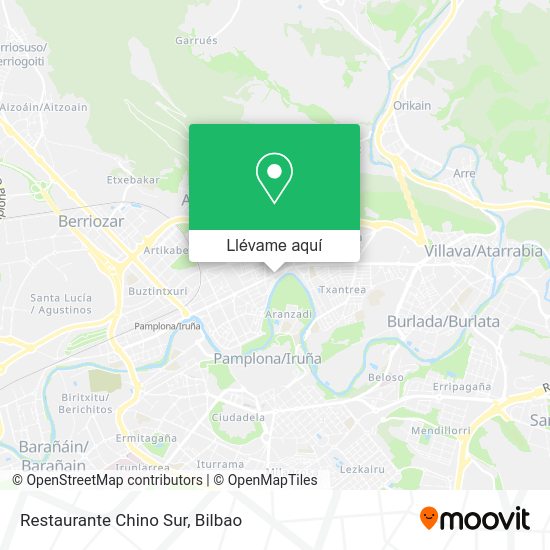 Mapa Restaurante Chino Sur