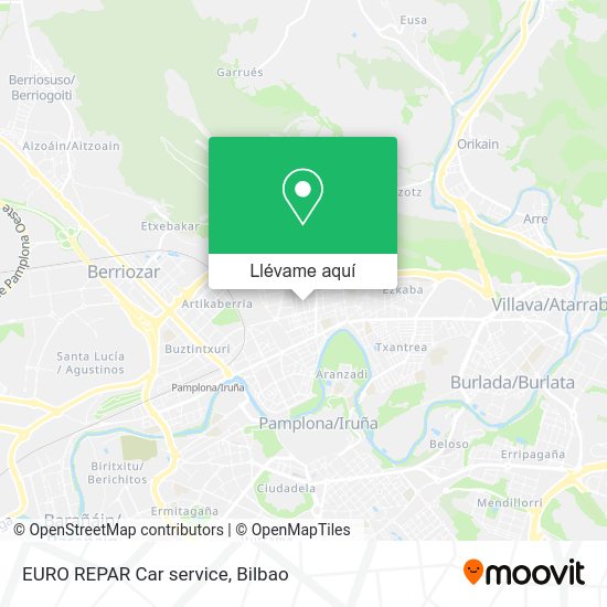 Mapa EURO REPAR Car service