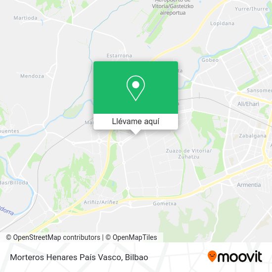 Mapa Morteros Henares País Vasco