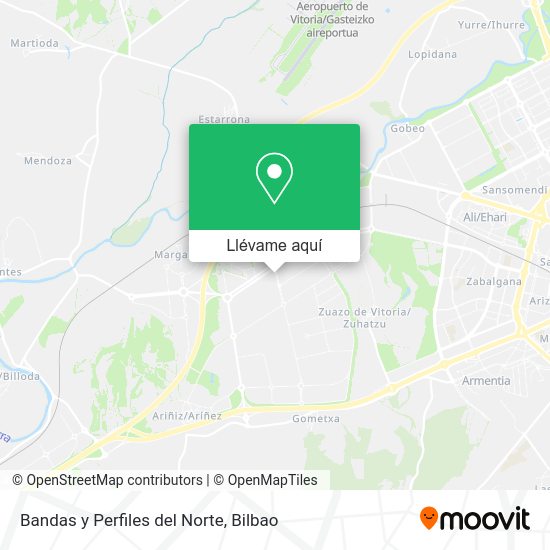 Mapa Bandas y Perfiles del Norte
