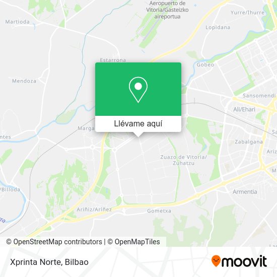 Mapa Xprinta Norte