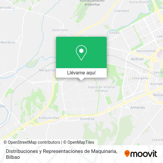 Mapa Distribuciones y Representaciones de Maquinaria