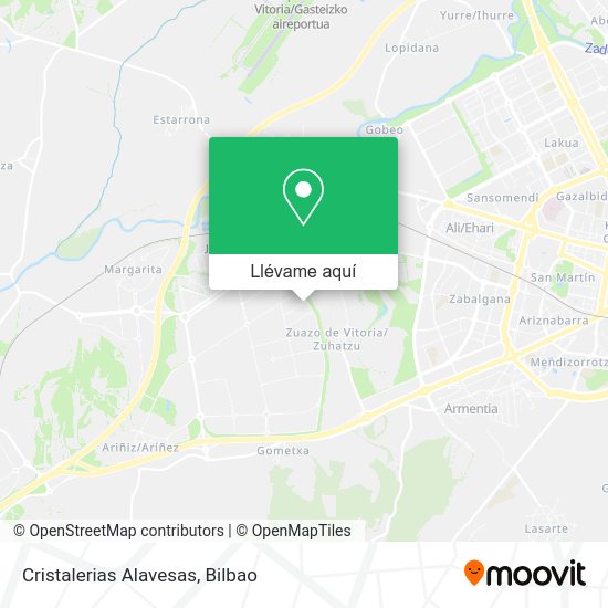 Mapa Cristalerias Alavesas