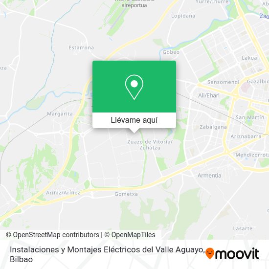 Mapa Instalaciones y Montajes Eléctricos del Valle Aguayo