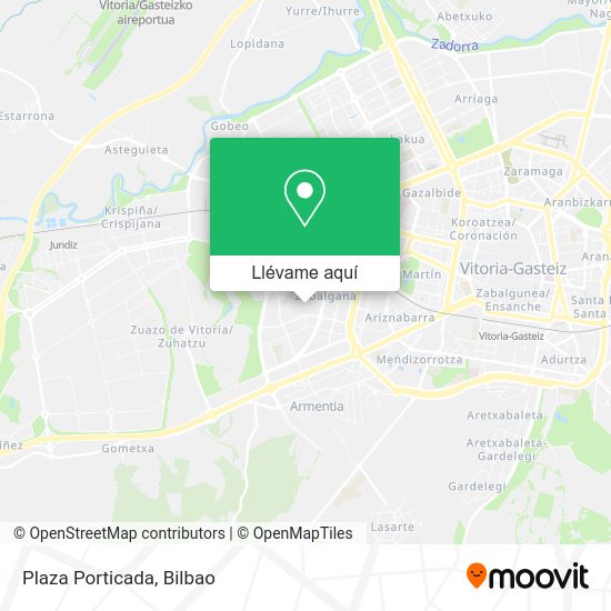 Mapa Plaza Porticada