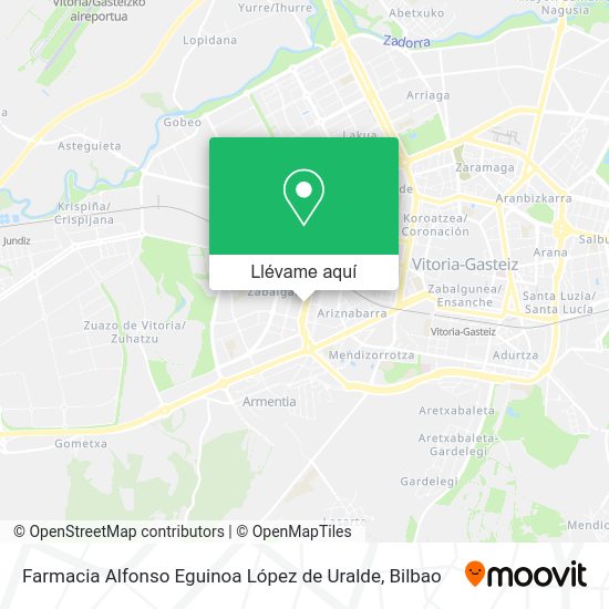 Mapa Farmacia Alfonso Eguinoa López de Uralde