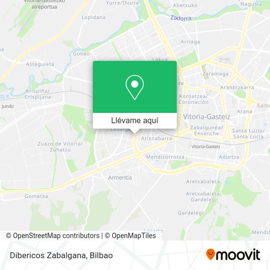 Mapa Dibericos Zabalgana