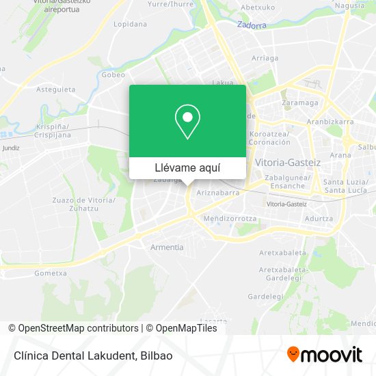 Mapa Clínica Dental Lakudent