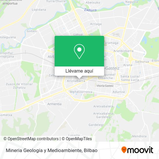 Mapa Mineria Geología y Medioambiente