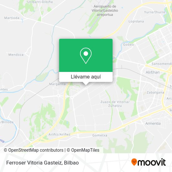 Mapa Ferroser Vitoria Gasteiz