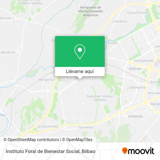 Mapa Instituto Foral de Bienestar Social