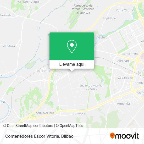 Mapa Contenedores Escor Vitoria