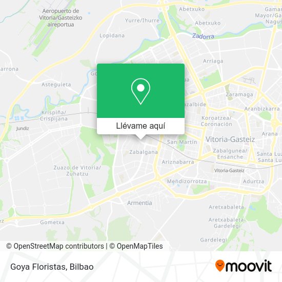 Mapa Goya Floristas