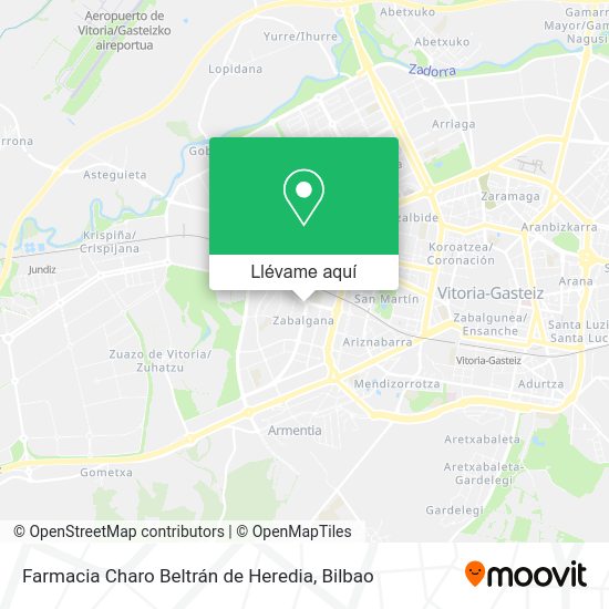 Mapa Farmacia Charo Beltrán de Heredia