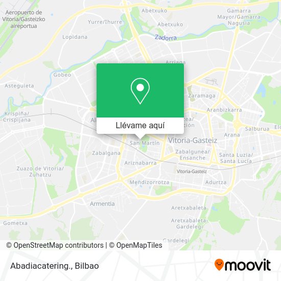 Mapa Abadiacatering.